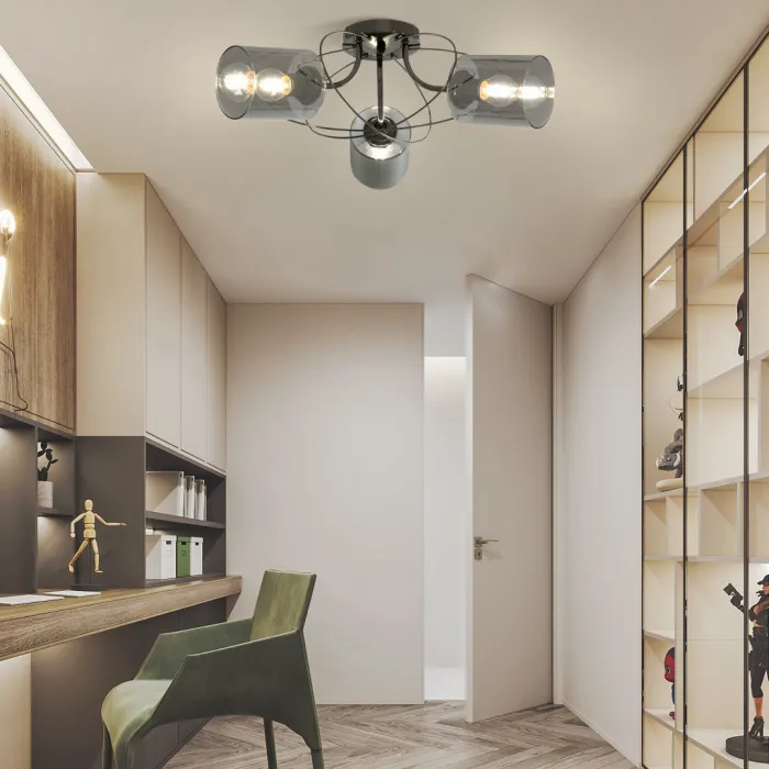 Люстра потолочная Arte Milano Napoli-6336 336336/3 BK от ImperiumLoft