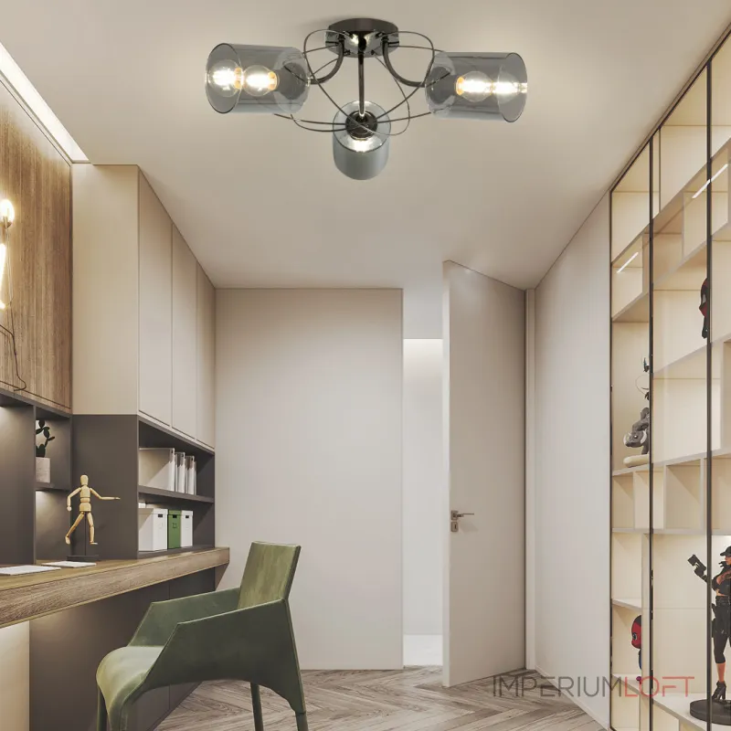 Потолочная люстра Arte Milano Napoli-6336 336336/3 BK Потолочная люстра Arte Milano Napoli-6336 336336/3 BK