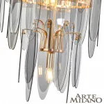 Подвесная люстра Arte Milano AM-7753B 1853B.D800.H1300.E14.25 G