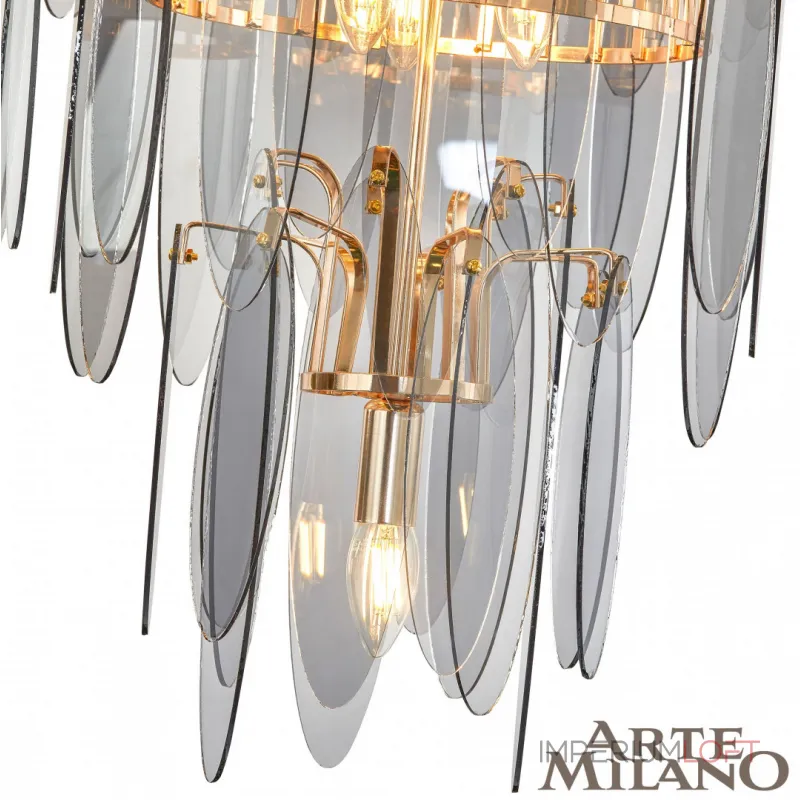 Подвесная люстра Arte Milano AM-7753B 1853B.D800.H1300.E14.25 G Подвесная люстра Arte Milano AM-7753B 1853B.D800.H1300.E14.25 G