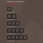 Выключатель одноклавишный, 10AX 250V 206.30-1.black