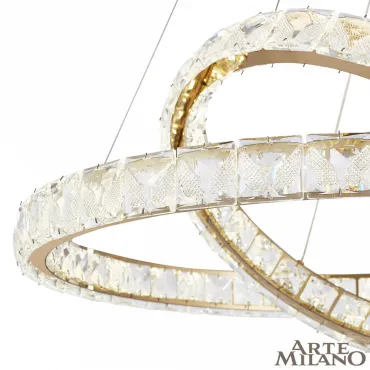 Люстра светодиодная Arte Milano AM-Venezia 311311/D800-D600 GD от ImperiumLoft
