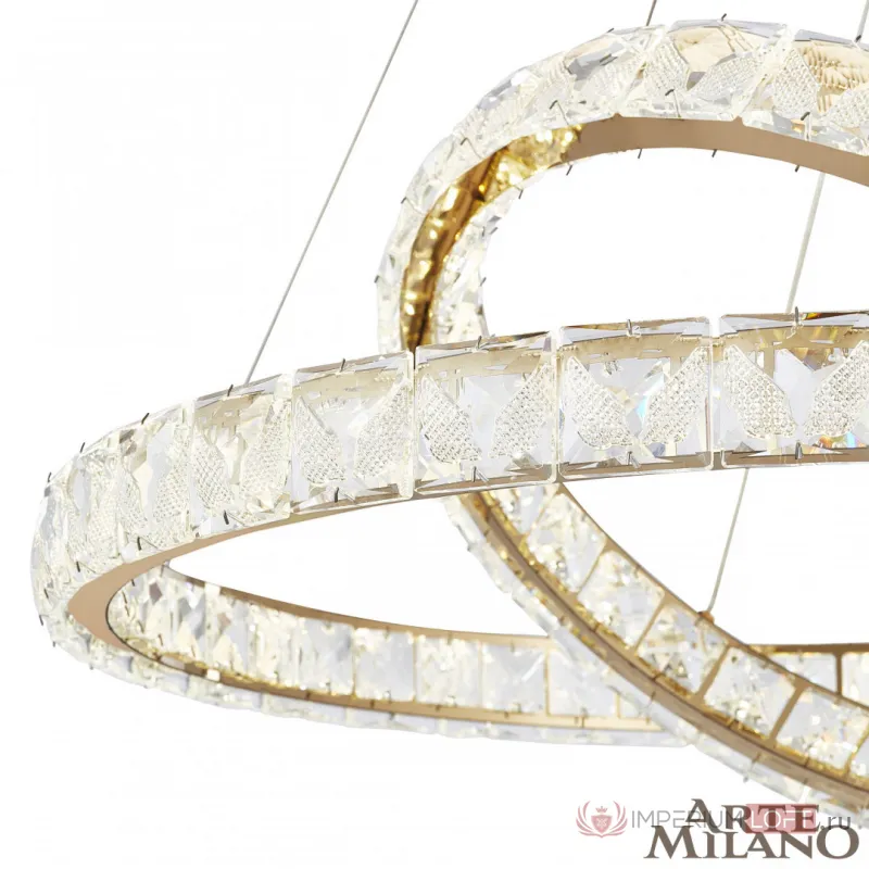 Люстра светодиодная Arte Milano AM-Venezia 311311/D800-D600 GD от ImperiumLoft