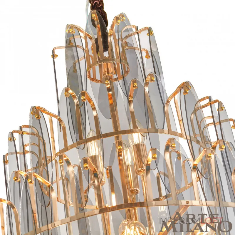 Подвесная люстра Arte Milano AM-7753B 1853B.D800.H1300.E14.25 G Подвесная люстра Arte Milano AM-7753B 1853B.D800.H1300.E14.25 G