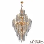 Подвесная люстра Arte Milano AM-7753B 1853B.D800.H1300.E14.25 G