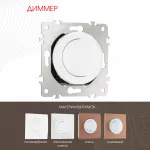 Диммер, 500W 202.48-1.white от ImperiumLoft