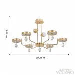 Люстра светодиодная Arte Milano Ferrara-72210 272210/6 GD от ImperiumLoft
