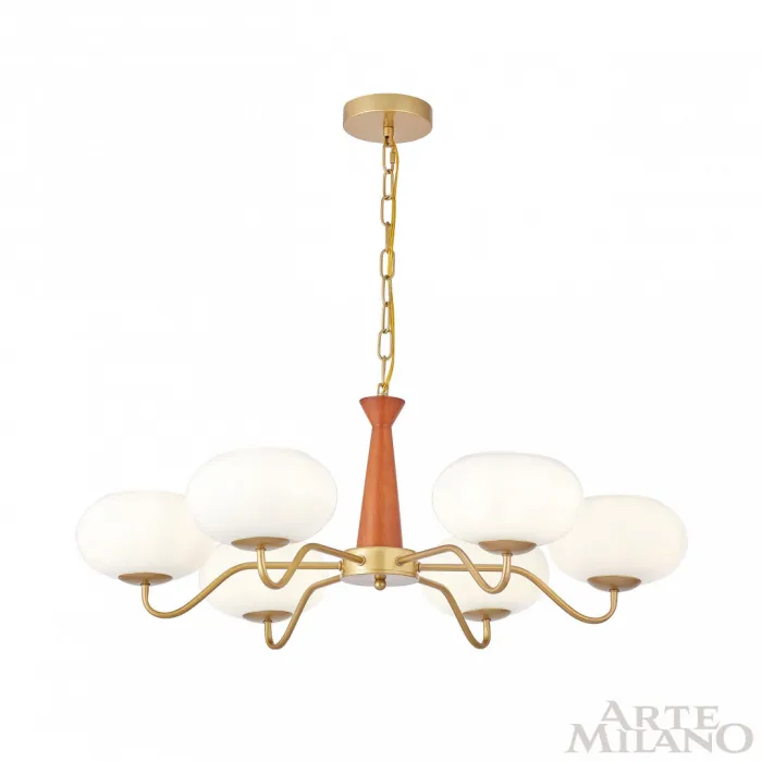 Люстра подвесная Arte Milano AM-Napoli 310166/D780/6 BS/WD от ImperiumLoft
