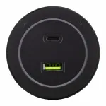 Трековая розетка, 3.1A 250V 399731TS/USB-Type-C Black от ImperiumLoft