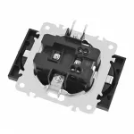 Розетка двойная с заземлением, 16A 250V 203.40-2.shampan от ImperiumLoft