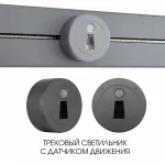 Трековый светильник с датчиком движения Arte Milano Am-track-sockets-39 397953TLS/LWS Grey