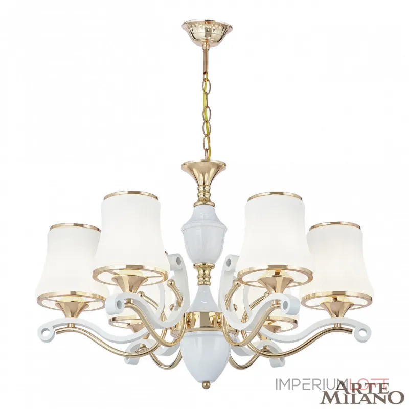 Подвесная люстра Arte Milano Florentia-3987 303987/6 Wh/Gd