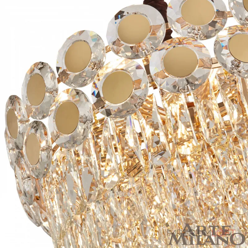 Подвесная люстра Arte Milano AM-99486 97188.D550.H260.E14.12 G Подвесная люстра Arte Milano AM-99486 97188.D550.H260.E14.12 G