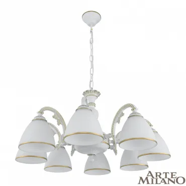 Люстра Arte Milano AM340837 340837/8 WT+G