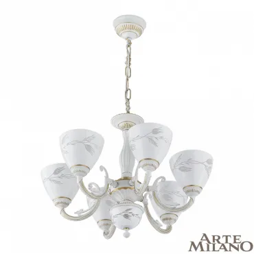 Подвесная люстра Arte Milano AM343659 343659/6 WT+G