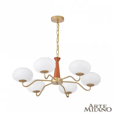Люстра подвесная Arte Milano AM-Napoli 310166/D780/6 BS/WD