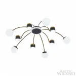 Потолочная люстра Arte Milano Ferrara-71040 272040/10 BK/GD