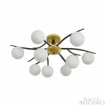 Потолочная люстра Arte Milano Neapolis-73408 273408/9 BK/GD