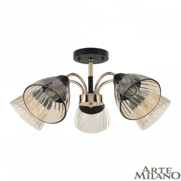 Потолочная люстра Arte Milano Napoli-320119 320119/5 FG+BK