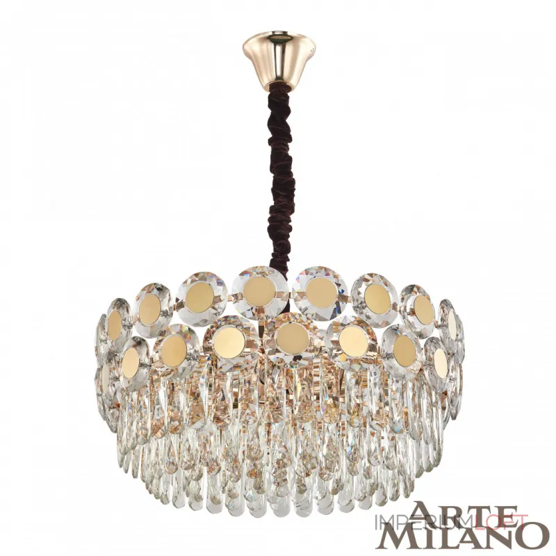 Подвесная люстра Arte Milano AM-99486 97188.D550.H260.E14.12 G Подвесная люстра Arte Milano AM-99486 97188.D550.H260.E14.12 G
