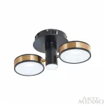 Светильник светодиодный Arte Milano Ferrara-71040 271040/2R BK/GD