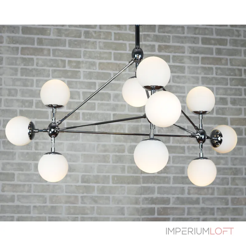 Люстра на штанге Modo Chandelier 10 Globes Люстра на штанге Modo Chandelier 10 Globes