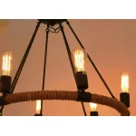 Подвесная люстра Rope filament 8108–D8+6 Подвесная люстра Rope filament 8108–D8+6