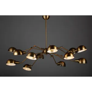 Люстра на штанге BlessLight Golden spider 30542