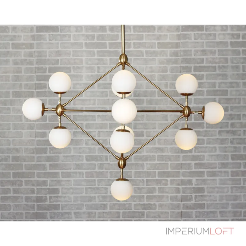 Люстра на штанге Modo Chandelier 10 Globes Люстра на штанге Modo Chandelier 10 Globes