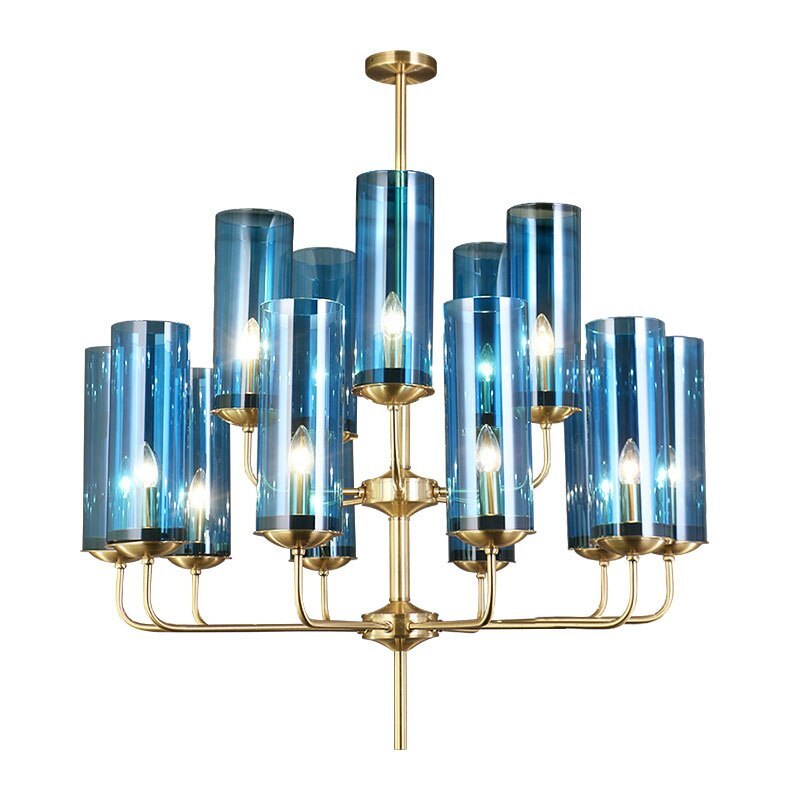 Люстра glass tube chandelier 15 от ImperiumLoft