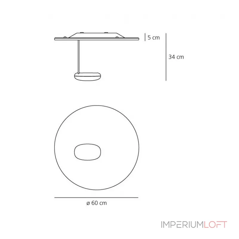 Светильник настенно-потолочный droplet mini