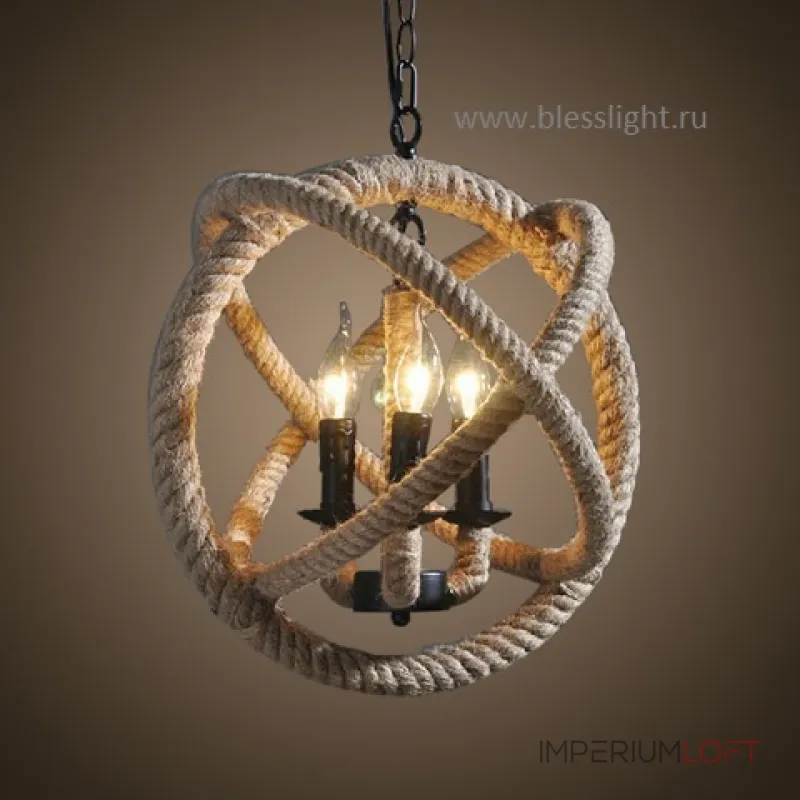 Подвесная люстра Gyro Rope 8103–D3 Подвесная люстра Gyro Rope 8103–D3