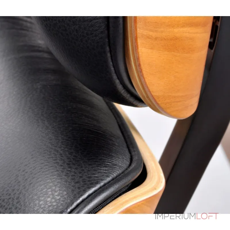 Кресло eames lounge с оттоманкой