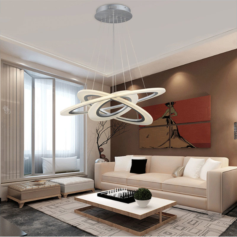 Подвесная люстра led rings triple