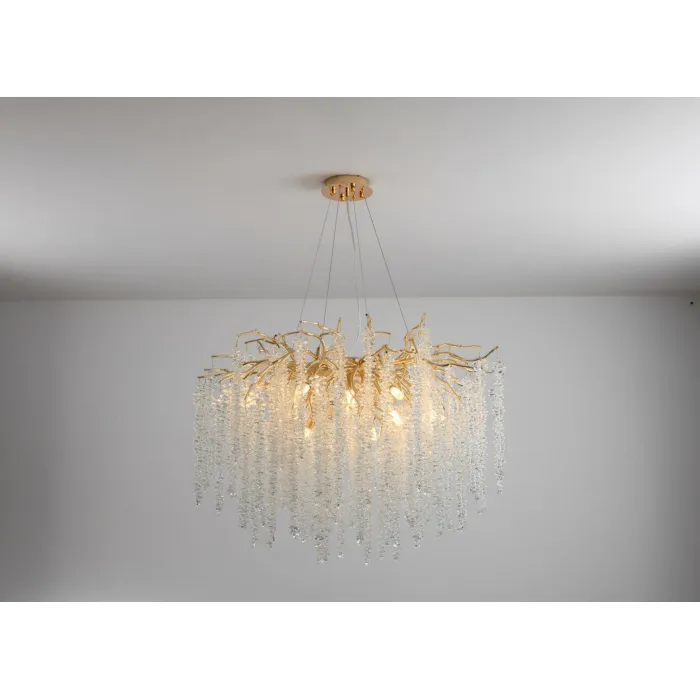 Люстра coral crystals round copper ii от ImperiumLoft