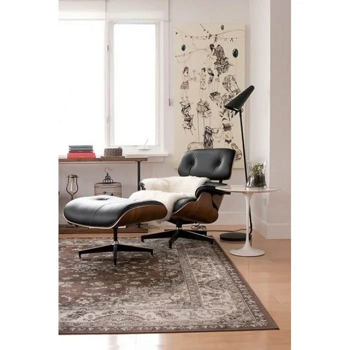 Кресло eames lounge с оттоманкой от ImperiumLoft