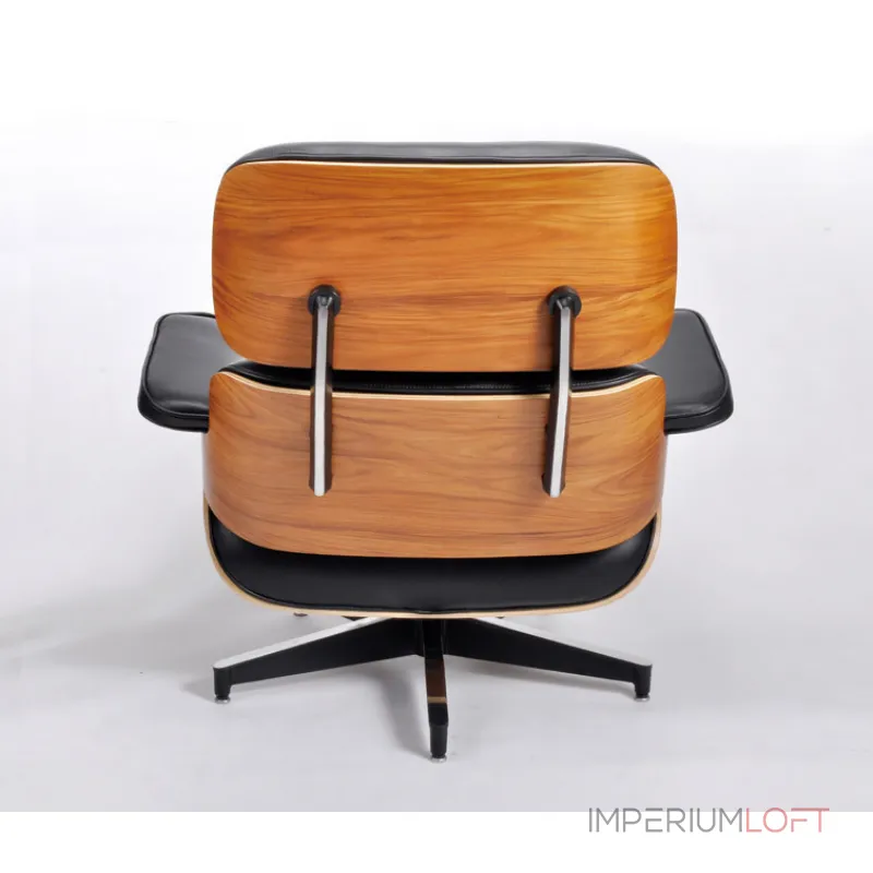 Кресло eames lounge с оттоманкой