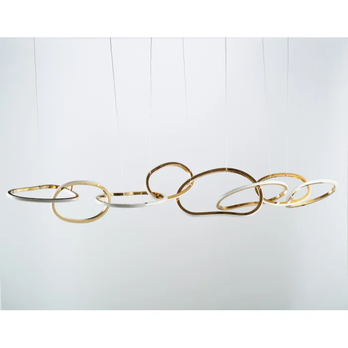 Светильник unfolded hanging ring 8 от ImperiumLoft