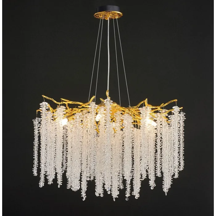 Люстра coral crystals round copper ii от ImperiumLoft