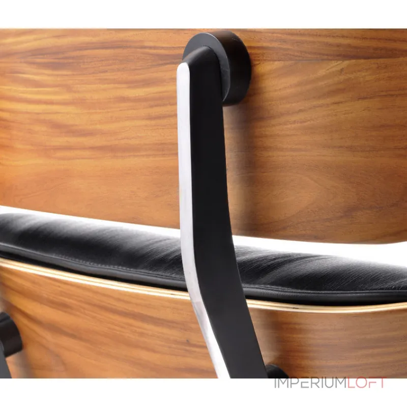 Кресло eames lounge с оттоманкой