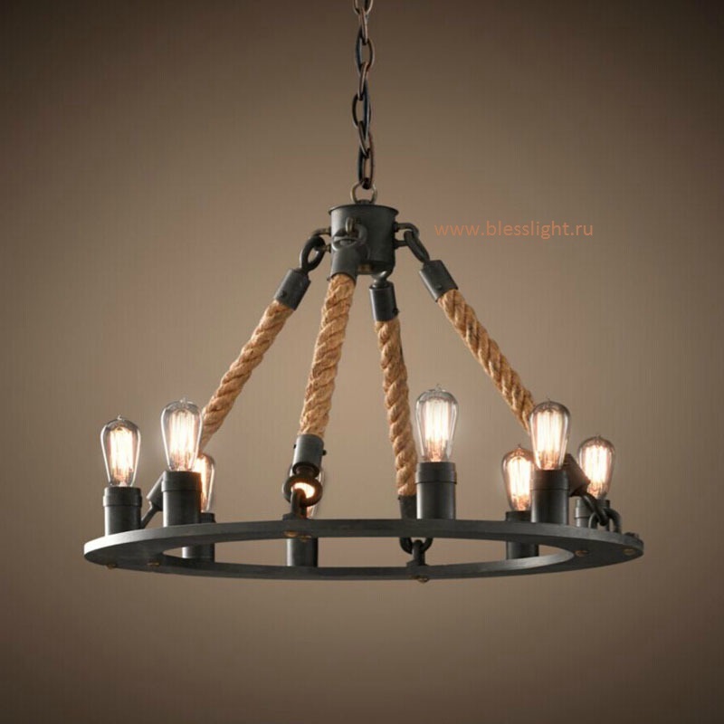 Подвесная люстра Rope filament 8109–D12