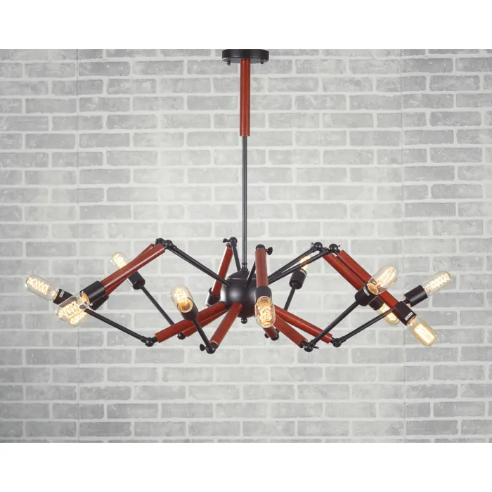 люстра Double Octopus Wood от ImperiumLoft