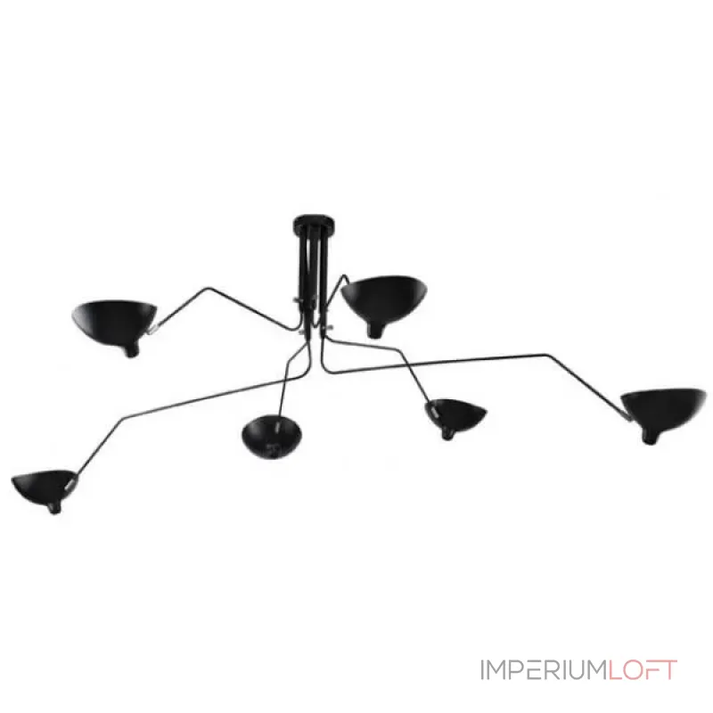 Подвесная люстра serge mouille lamp 6 Подвесная люстра serge mouille lamp 6