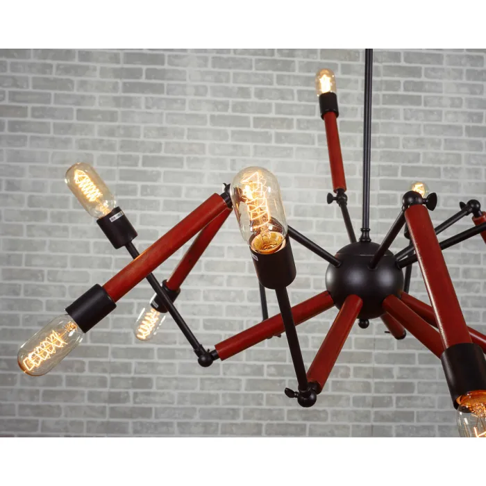 люстра Double Octopus Wood от ImperiumLoft