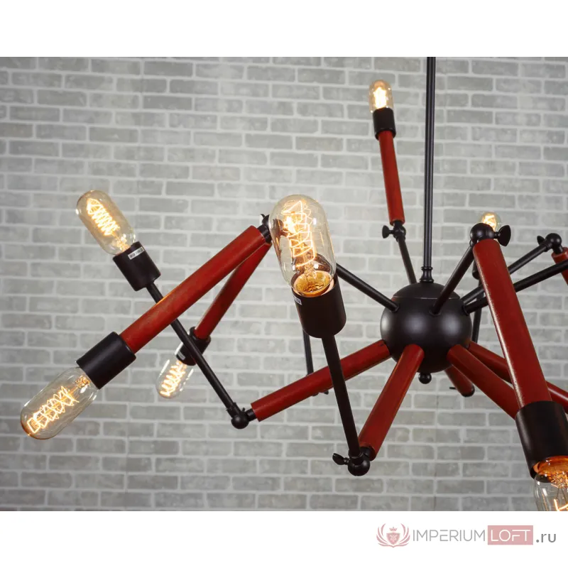 люстра Double Octopus Wood от ImperiumLoft