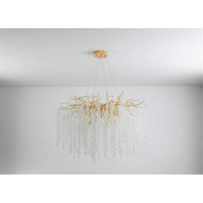 Люстра coral crystals round copper ii от ImperiumLoft