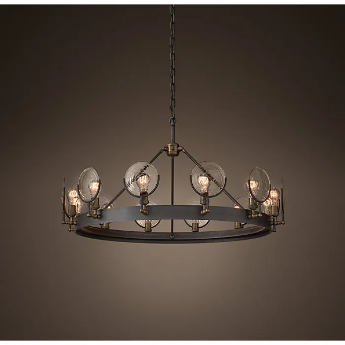 Люстра gaslight lens chandelier 8 от ImperiumLoft