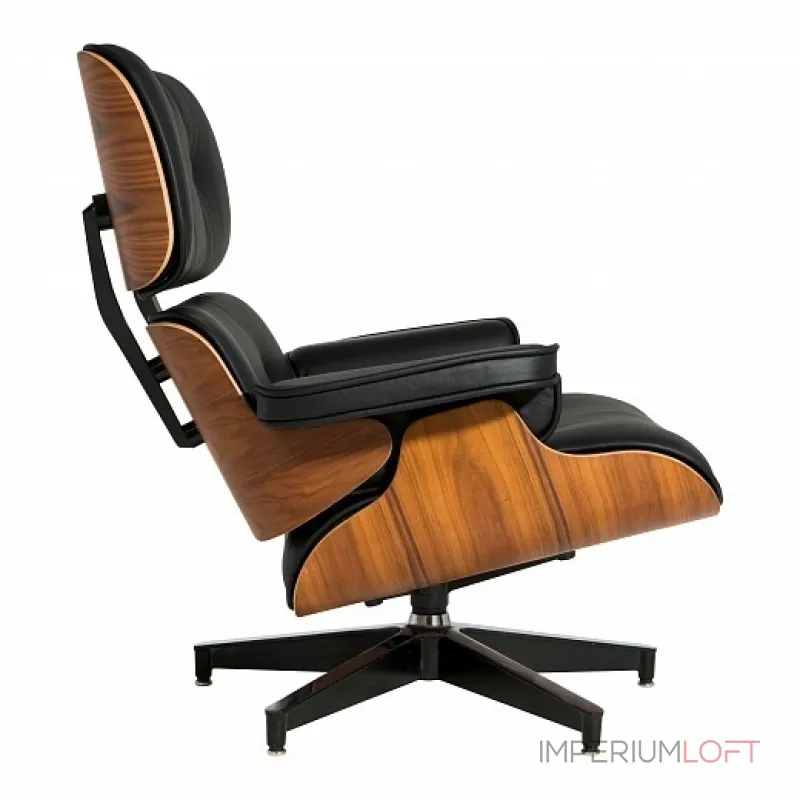 Кресло eames lounge с оттоманкой