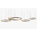 Подвесной светильник light ring horizontal copper gold