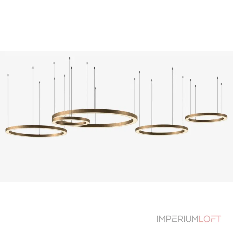 Подвесной светильник light ring horizontal copper gold